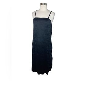 Tibi Women’s Textured Black Sleeveless Midi Dress